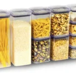 🔥 Kit 10 Organizadores Pote Hermético Empilhável Em Acrílico