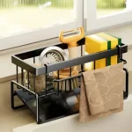 🔥 Pia Organizador Detergente Esponja Suporte Cozinha Em Metal - Imagem 2