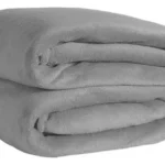 🔥 Kit 2 Cobertor Manta Microfibra Macia Lisa Sortida Fofinha Liso Cinza
