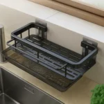 🔥 Suporte Organizador De Pia Porta Detergente E Esponja Nâo Fura A Parede Cozinha Lavanderia Banheiro Área Gourmet