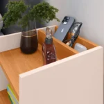 🔥 Mesa De Cabeceira Lateral Apoio Organizador De Quarto Retro - Imagem 4