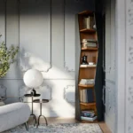 🔥 Livreiro Modular OLIVA Multiuso Nicho de Parede e Mesa de Cabeceira Design Moderno Estante Vertical para Sala Quarto Escritório Organização Decorativa em MDF Cor Preto