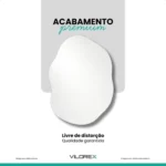 🔥 Espelho Vildrex Roma 70x50cm Design Moderno Lapidado Luxo - Imagem 4