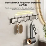 🔥 3 Em 1 Suporte Porta Toalha Toalheiro Dobrável E Sabonete - Imagem 3