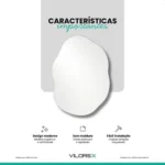 🔥 Espelho Vildrex Roma 70x50cm Design Moderno Lapidado Luxo - Imagem 2