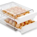 🔥 Organizador Porta Ovos 40un Com Tampa Geladeira Cozinha Branco