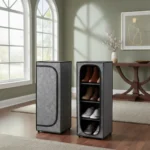 🔥 Sapateira Organizador Courino Desmontável 4 Prateleiras Bege