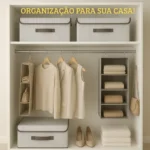 🔥 Kit 2 Caixa Organizadora Guarda Roupa E Armário Com Tampa - Imagem 2