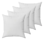 🔥 Enchimento Almofada Refil 45x45 Silicone Kit Com 4 Unidades Cor Branco - Imagem 2