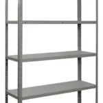 🔥 Estante Armário Prateleira De Aço 6 Bandejas Organizador Galvanizada Suporta 150kg 198cm X 90cm X 28cm Incolor