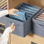 🔥 2 Caixas Organizadora Gaveta Calça Jeans Roupas Armario - Imagem 2