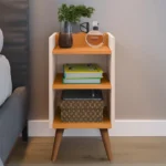 🔥 Mesa De Cabeceira Lateral Apoio Organizador De Quarto Retro