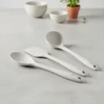 🔥 Kit Espátula/ Colher Arroz/ Concha Brinox Vanila Silicone - Imagem 2