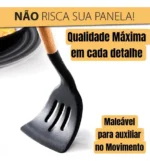 🔥 Jogo 12 Peças Utensílios Cozinha Silicone Colher Espátula - Imagem 3