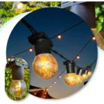 🔥 Varal De Luzes Festão 50 Mts Com 50 Lâmpadas Inclusas