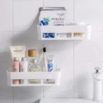 🔥 2 Organizador Suporte Prateleira Banheiro Cozinha Adesiva - Imagem 2