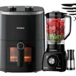 🔥 Fritaderia Air Fryer 4,2l + Liquidificador Mundial + Facas