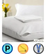 🔥 Kit 4 Capa De Travesseiro Repelente Protetor Não Faz Barulho Com Zíper Antiácaro Não Forma Bolinha Evita Alergias - 50 Cm x 70 Cm - 100% Poliéster - Renova Enxovais - Imagem 4