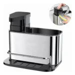 🔥 Porta Detergente Dispenser Sabão Liquido Esponja Bucha Inox