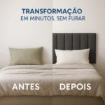 🔥 Cabeceira Queen 160cm Cama Box Kit 8 Módulos Adesivo Dubai - Imagem 4