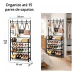 🔥 Sapateira Arara 4 Andares Organizadora De Calçados - Imagem 4