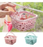 🔥 Cesta Com 60 Prendedores De Roupa Para Varal