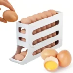 🔥 Suporte Organizador Porta Ovos 4 Andares Para Geladeira Cor Branco - Imagem 2