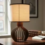 🔥 Abajur de Mesa Authentic Pama Decor Rússia P Madeira Imbuia Bivolt - Imagem 3