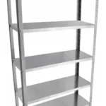 🔥 Estante Prateleira Armário De Aço Galvanizada 6 Bandeja 90cm Prateado