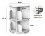 🔥 Estante Prateleira Giratória Livro Brinquedo E Infantil - Imagem 3