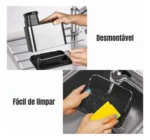 🔥 Porta Detergente Dispenser Sabão Liquido Esponja Bucha Inox - Imagem 4