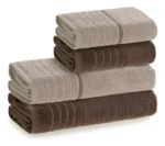 🔥 Jogo de Toalhas 4 Peças Fio Cardado 100 Algodão Softmax Bressan Karsten