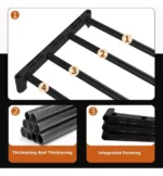 🔥 Sapateira Cabideiro Arara Roupas Sapato Bolsa Multifuncional - Imagem 3