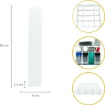 🔥 Kit 18 Tiras Organizadoras De Gaveta Versátil Modular - Imagem 3