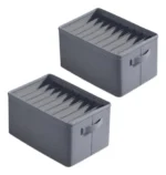 🔥 2 Caixas Organizadora Gaveta Calça Jeans Roupas Armario