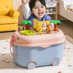 🔥 Caixa Organizador De Brinquedo Infantil Multiuso C Tampa 56l - Imagem 2