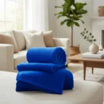 🔥 Kit 2 Mantas Microfibra Casal Lisa 2,00x1,80 Mt - Imagem 3