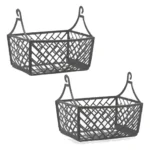 🔥 Cesto Para Pregadores Prendedores De Roupa Varal - Kit 2un