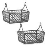 🔥 Cesto Para Pregadores Prendedores De Roupa Varal - Kit 2un