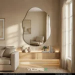 🔥 Espelho Vildrex Roma 70x50cm Design Moderno Lapidado Luxo - Imagem 3
