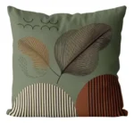 🔥 Kit 4 Capas De Almofadas Decorativas Com Zíper 42 X 42 Cm 09 Cor Verde-escuro Cor 31 - Imagem 2